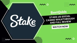 Stake赌场界面，展示支持加密货币如比特币和以太坊的快速入金和提款流程。
